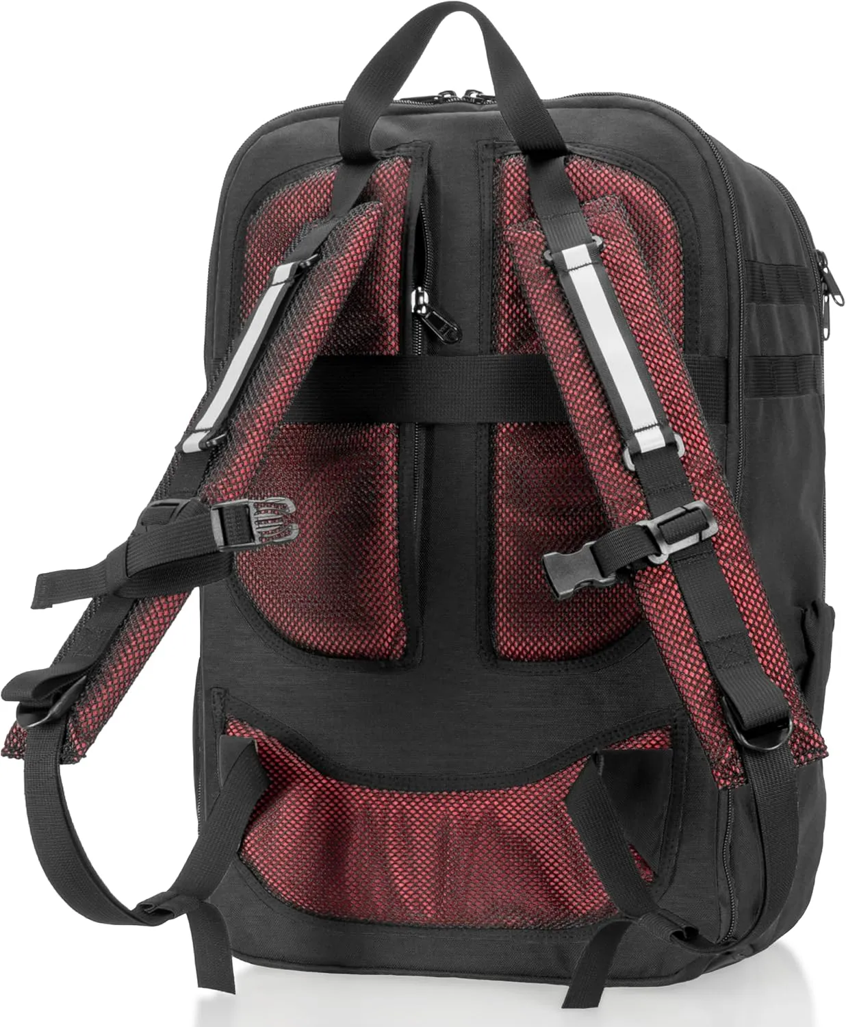 ~ Versa Carry On ~ Military Grade Backpack with Signal-Blocking Faraday Sleeve for Laptops and Mid-Size Electronics ~ 1680D Ballistic ~ Black