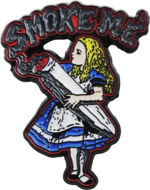 Alice In Wonderland - Smoke Me - Enamel Pin