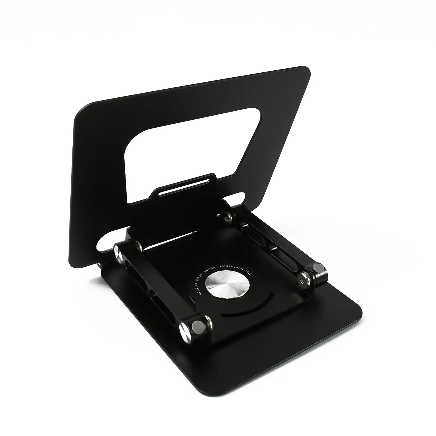 Aluminum Alloy 360Rotating Bracket, Adjustable Laptop Stand, Portable Foldable Ergonomic Laptop Support