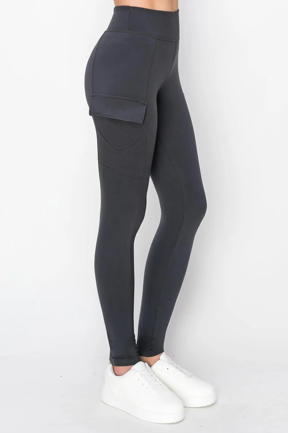 ALWAYS Women's Yoga Leggings - High Waist Premium Soft Solid Stretch High Waist Legging Pants