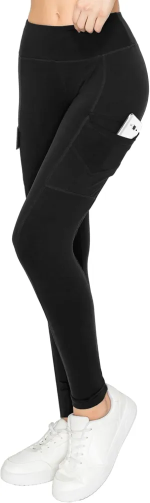 ALWAYS Women's Yoga Leggings - High Waist Premium Soft Solid Stretch High Waist Legging Pants
