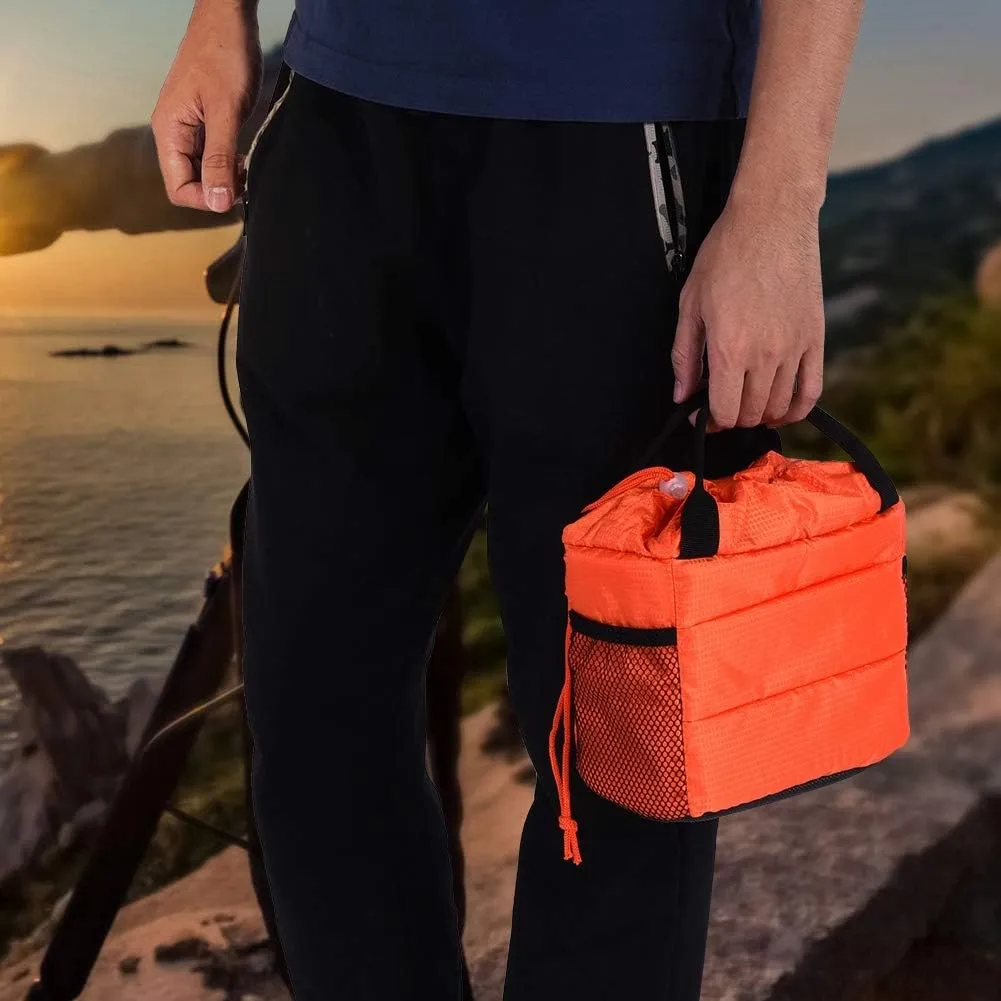Camera Sling Bag, Camera Backpack Bag, Mirrorless Camera Case, Suitable for Protected Cameras and Lenses(Orane)