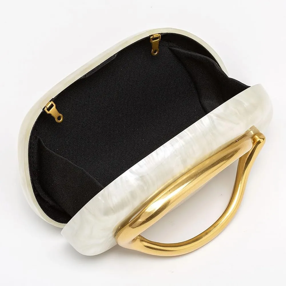 Clutch Purse for Women Gold Metal Closure Burgundy Red Clutch Evening Bag Chain Crossbody Purse