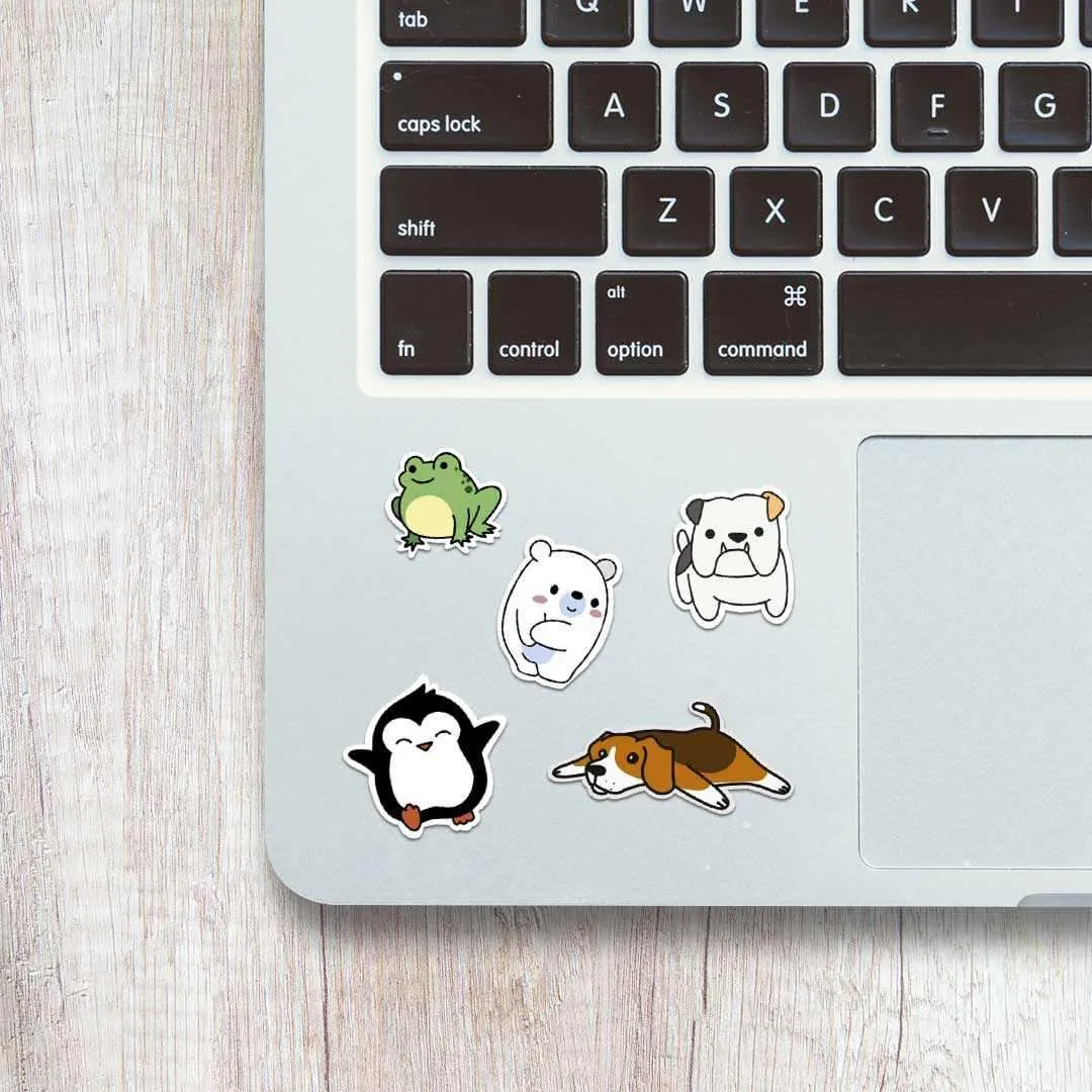 Cute Animals Mini Stickers Sheet