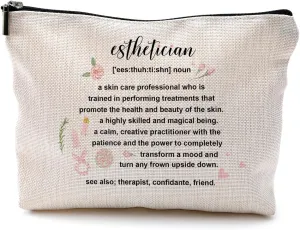 Esthetician Makeup Bag, Esthetician Supplies, Esthetician Gifts, Beautician Gifts, Esthetician Graduation Gifts, Beauty Therapist Gifts, Cosmetologist Gift Cosmetic Bag Toiletry Bag