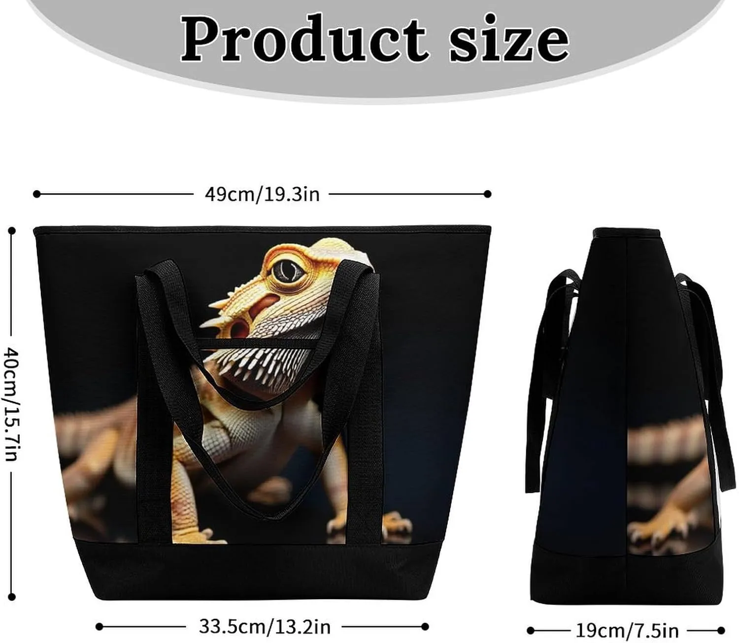 Fashionable Commuter Tote Bag Large Insulated Work Handbag