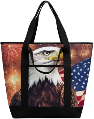 Fashionable Commuter Tote Bag Large Insulated Work Handbag