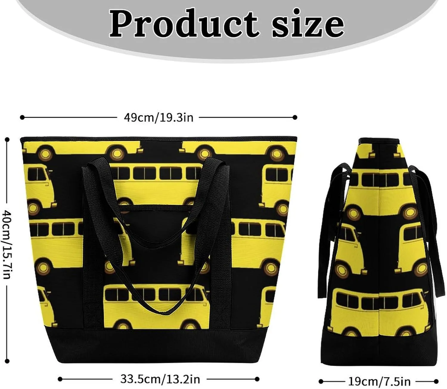Fashionable Large Thermal Tote Bag Insulated Work/Commute Bag For Women & Men