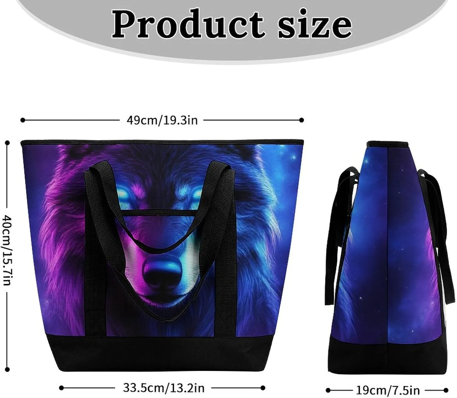 Fashionable Large Thermal Tote Bag Insulated Work/Commute Bag For Women & Men