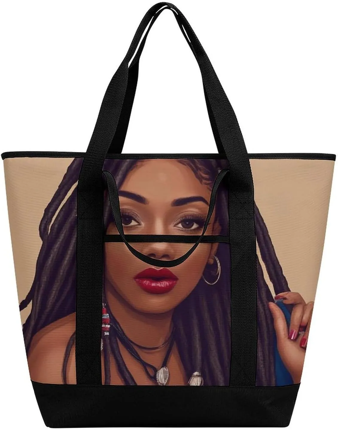 Fashionable Large Thermal Tote Bag Insulated Work/Commute Bag For Women & Men