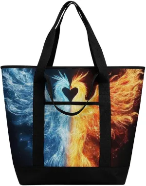 Fashionable Large Thermal Tote Bag Insulated Work/Commute Bag For Women & Men
