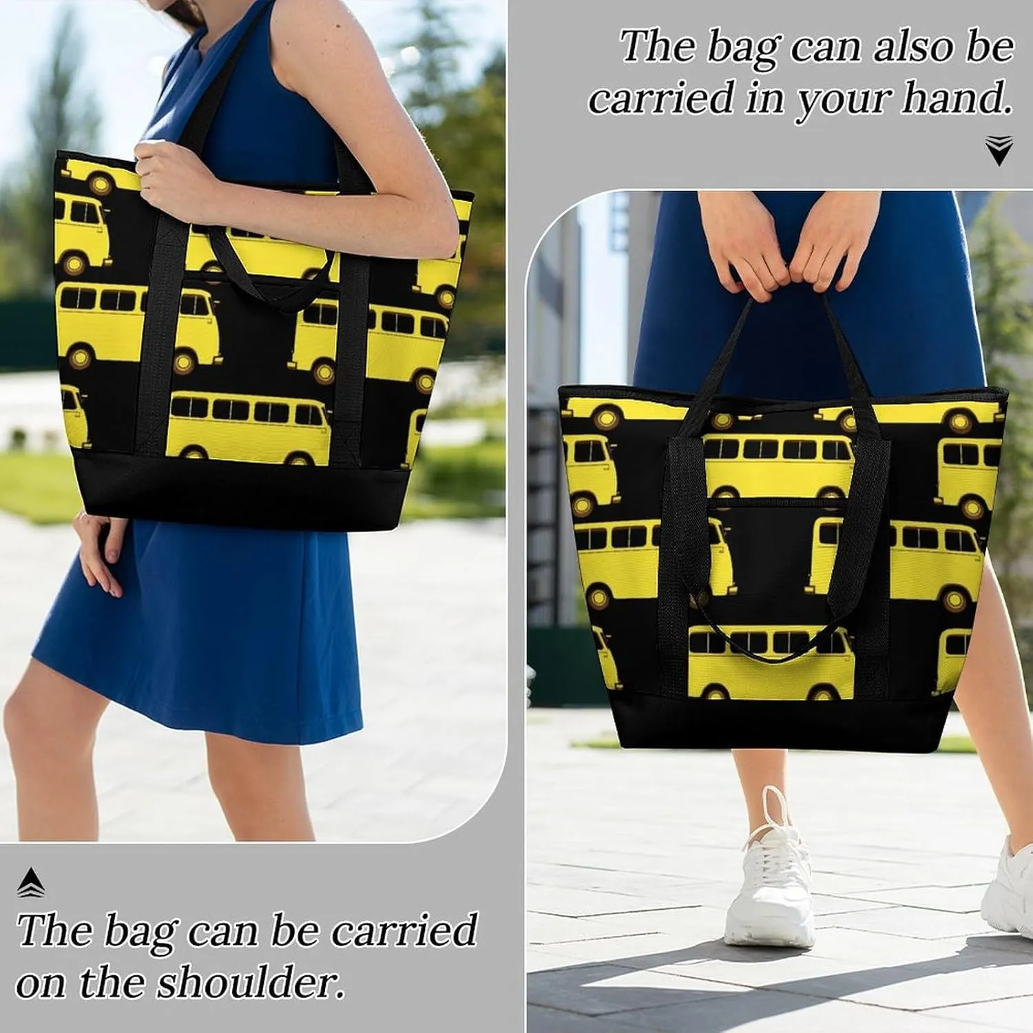 Fashionable Large Thermal Tote Bag Insulated Work/Commute Bag For Women & Men
