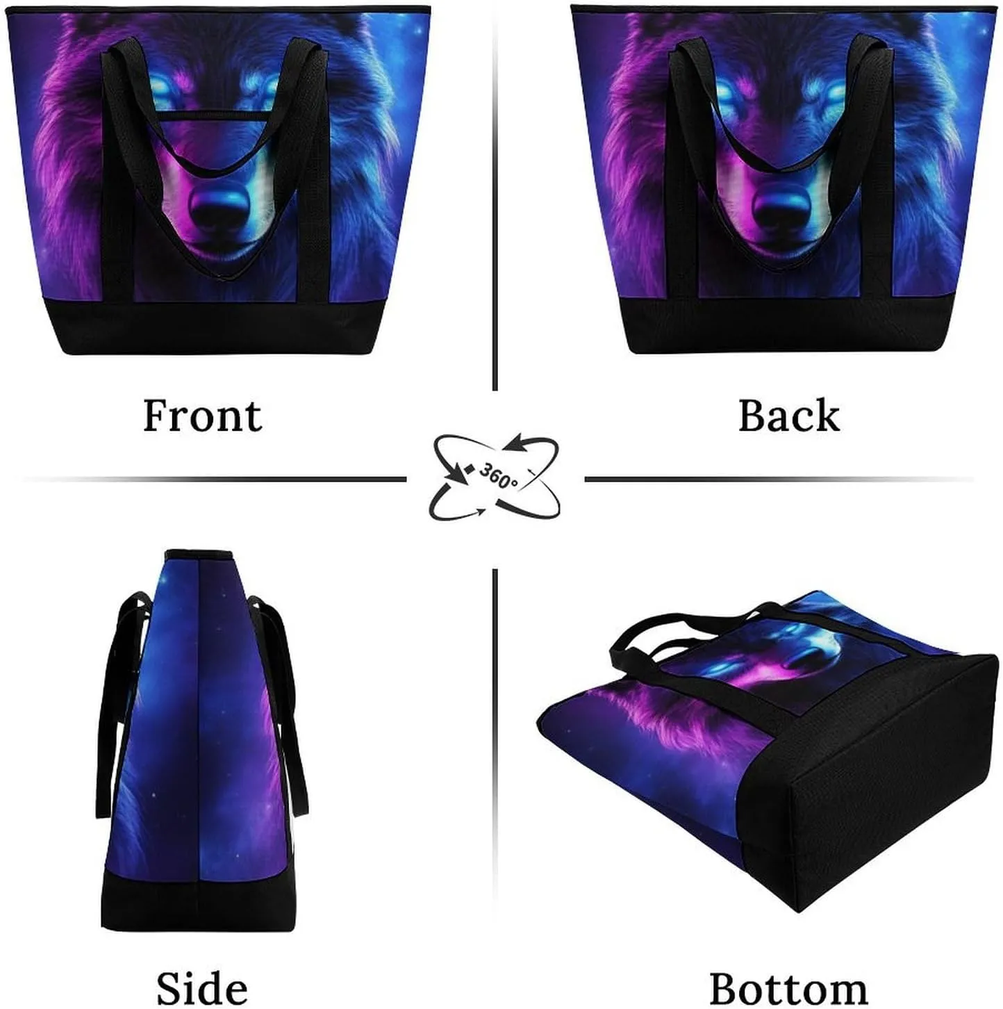 Fashionable Large Thermal Tote Bag Insulated Work/Commute Bag For Women & Men