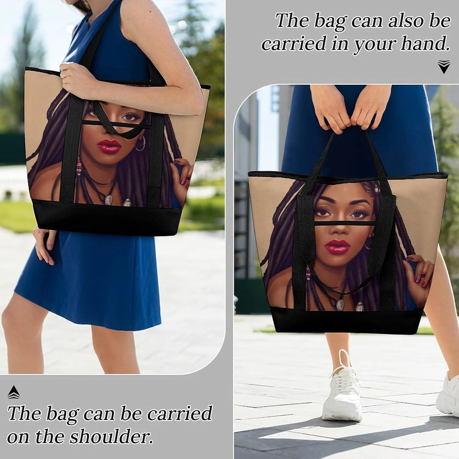 Fashionable Large Thermal Tote Bag Insulated Work/Commute Bag For Women & Men