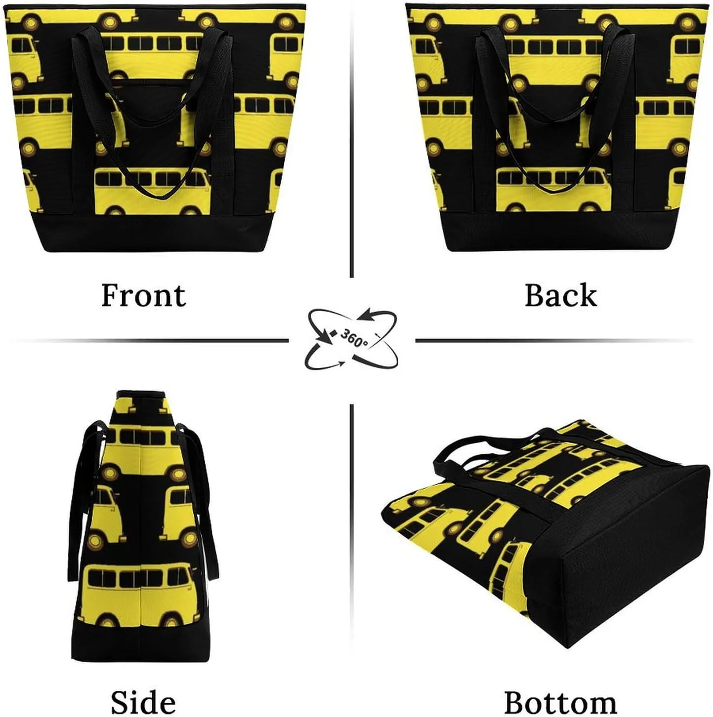 Fashionable Large Thermal Tote Bag Insulated Work/Commute Bag For Women & Men
