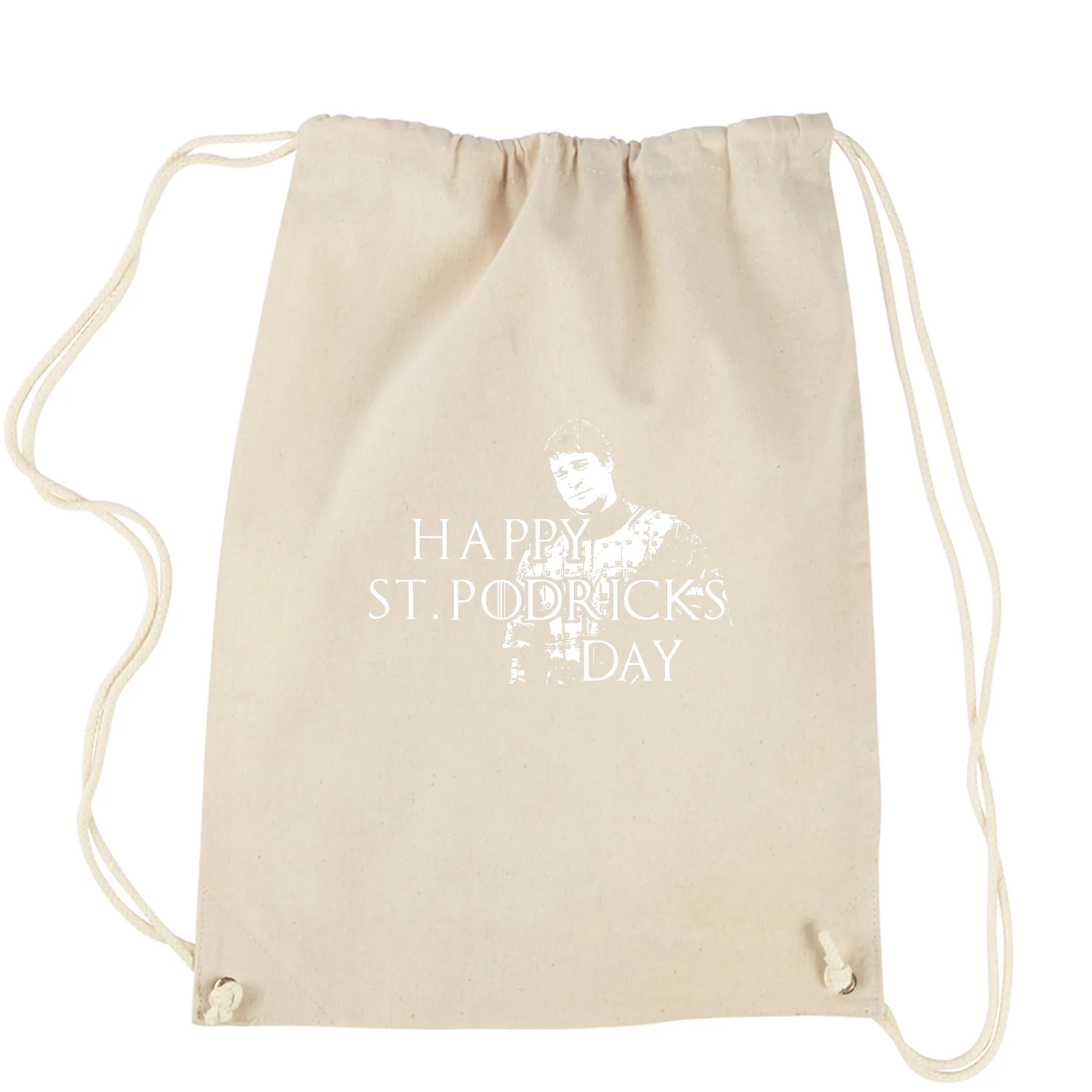 Game of St Patricks Day Funny Drawstring Backpack