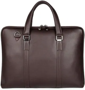 Genuine leather men's briefcase, business bag, cowhide document bag, handbag, large capacity crossbody bag
