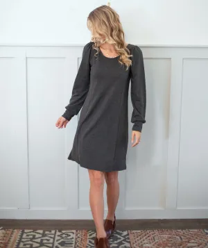 GETAWAY dress in Charcoal