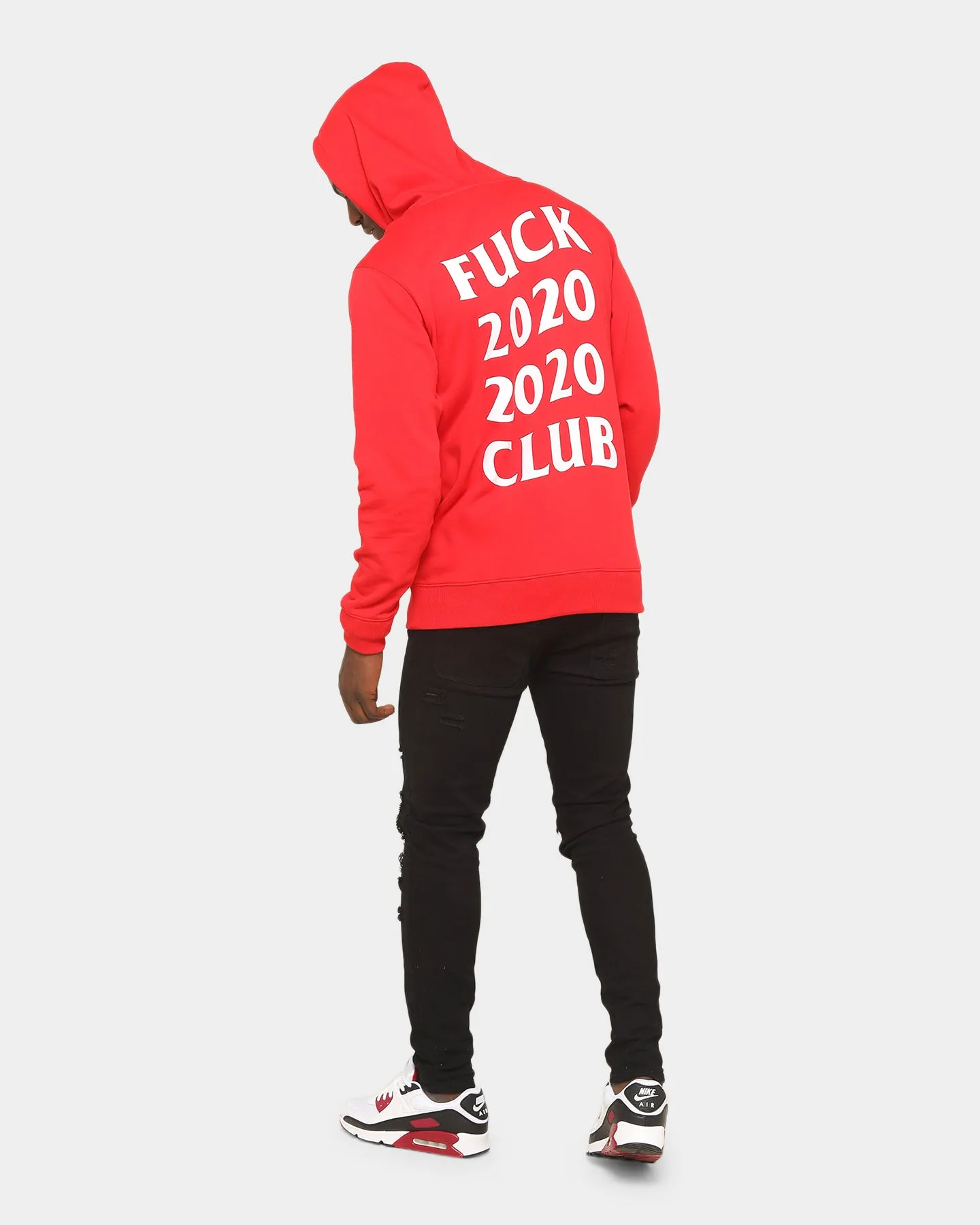 Goat Crew F*CK 2020 LS Hoodie Red