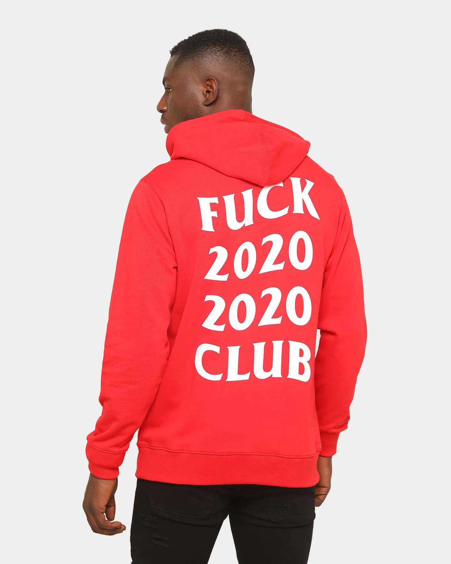 Goat Crew F*CK 2020 LS Hoodie Red