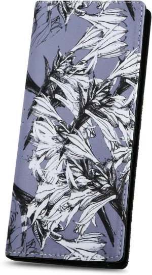 HUA ANGEL Bifold Wallets, Slim Long Wallet for Women RFID Blocking Ultra Thin Credit Card Holder Ladies Clutch Purse Billfold
