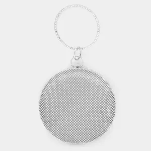 iLLASPARKZ Bling Round Evening Tote / Crossbody Bag