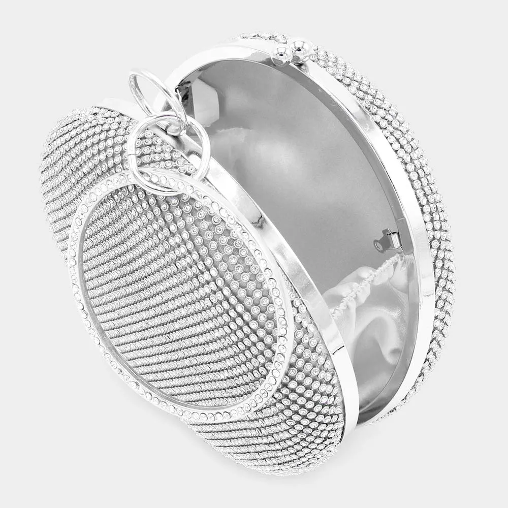 iLLASPARKZ Bling Round Evening Tote / Crossbody Bag