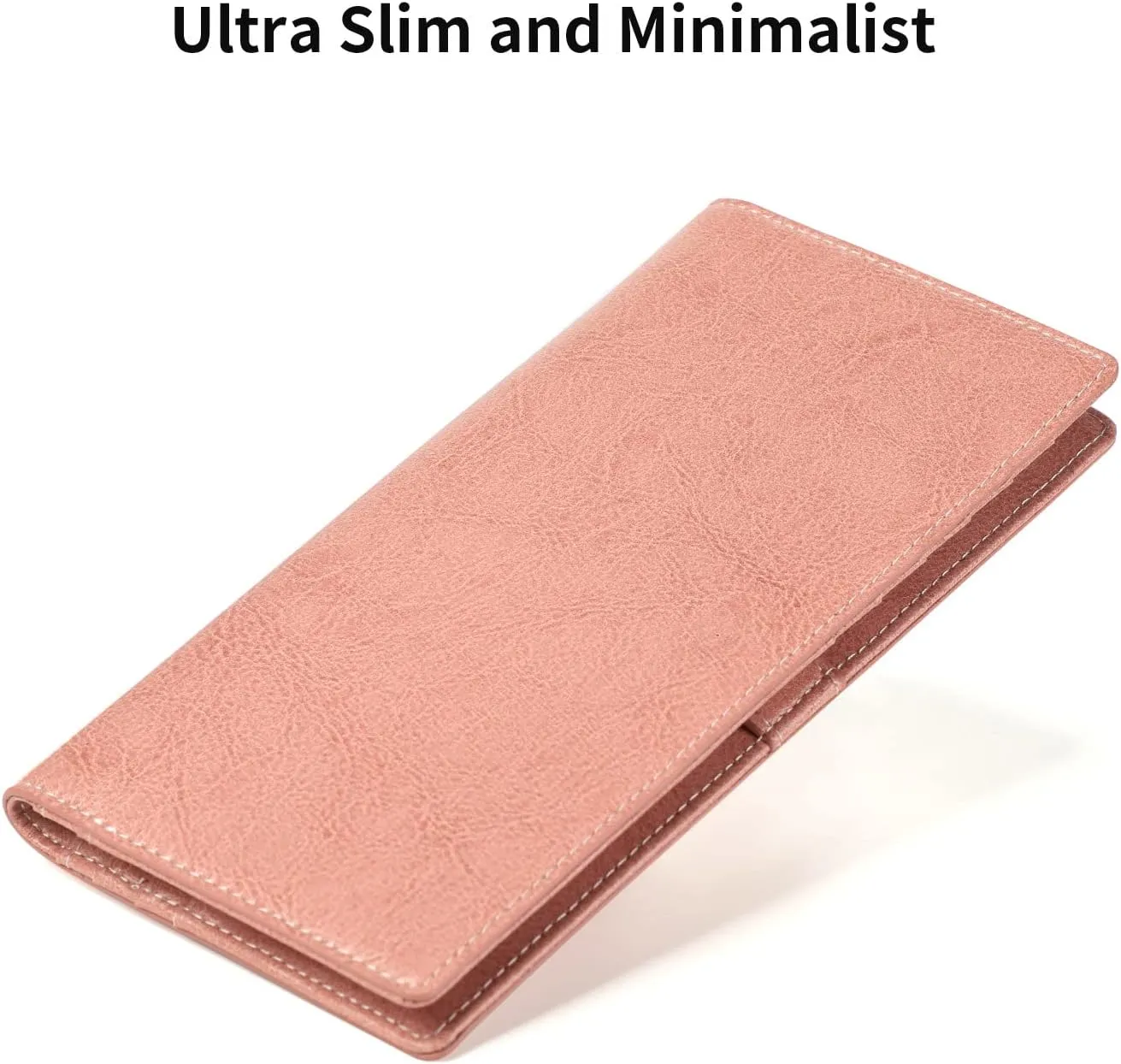 Lavemi Ultra Slim Thin Leather Women Wallet RFID Blocking Credit Card Holder Bifold Long Ladies Billfold