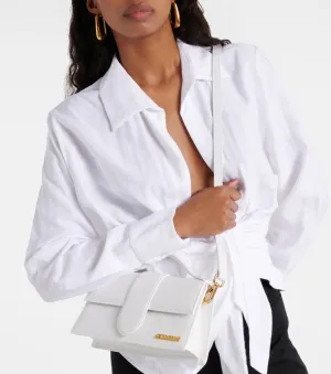 Le Grand Bambino Jacquemus leather bag, white