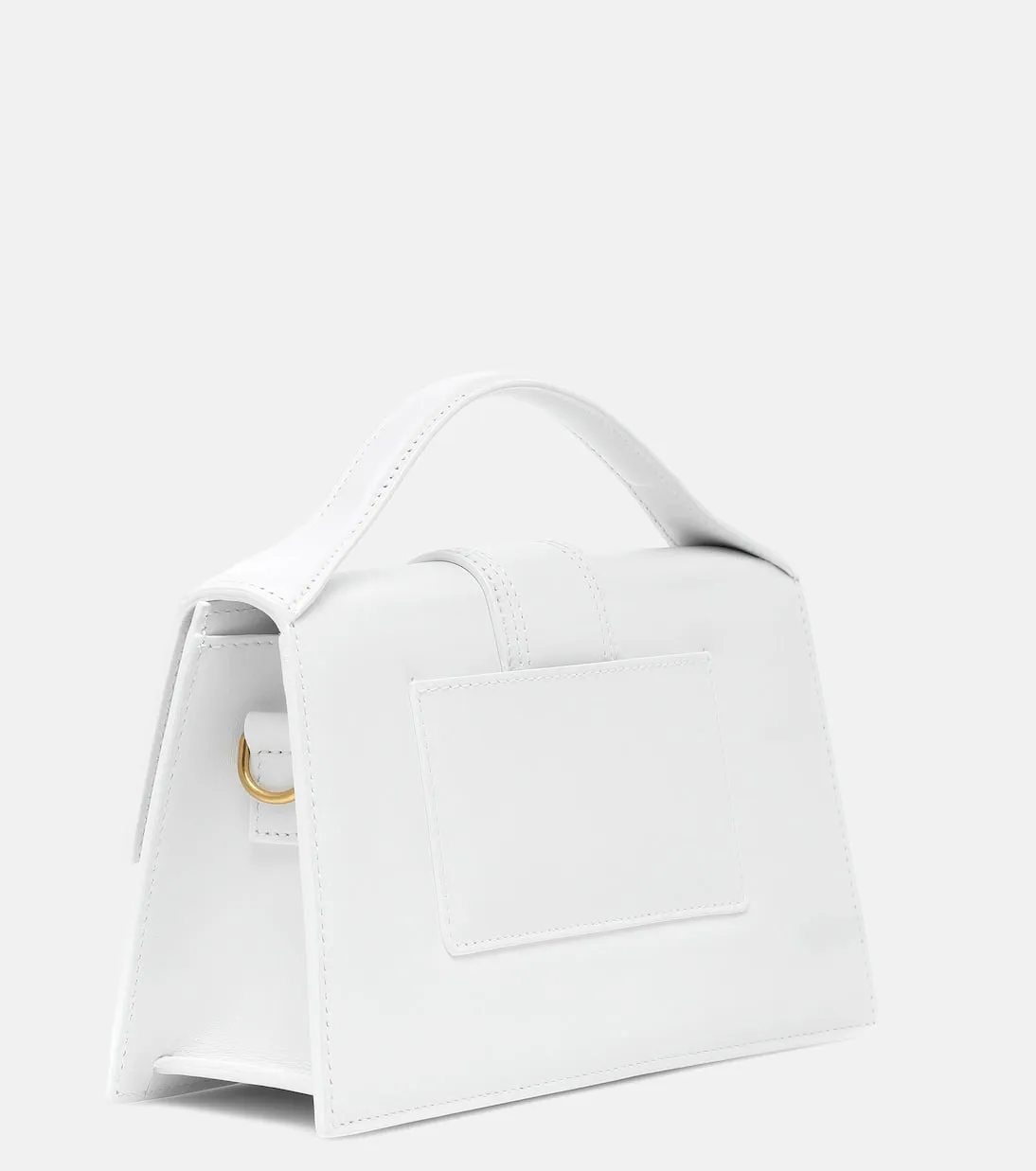 Le Grand Bambino Jacquemus leather bag, white