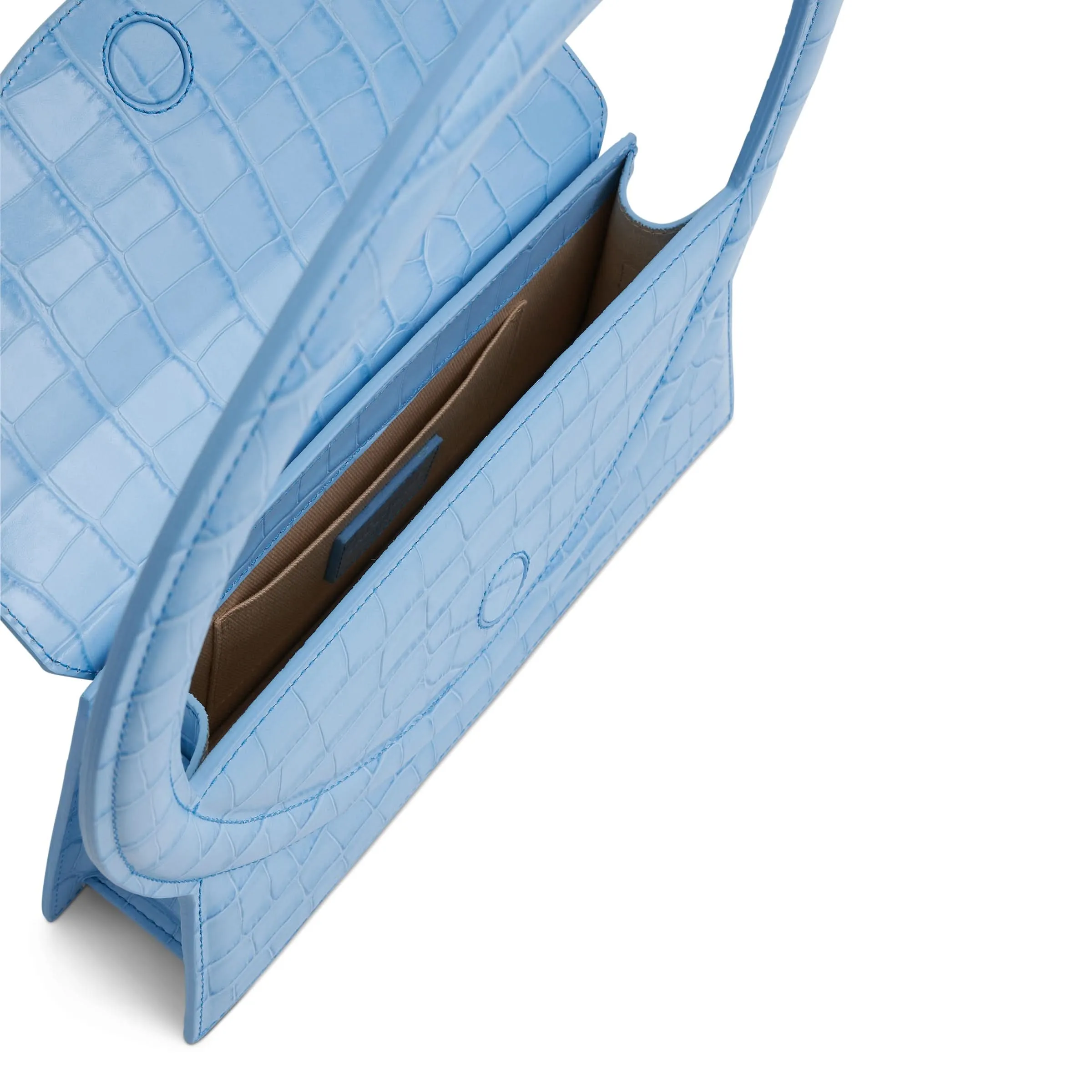 Le Sac Rond Circle Purse in Blue