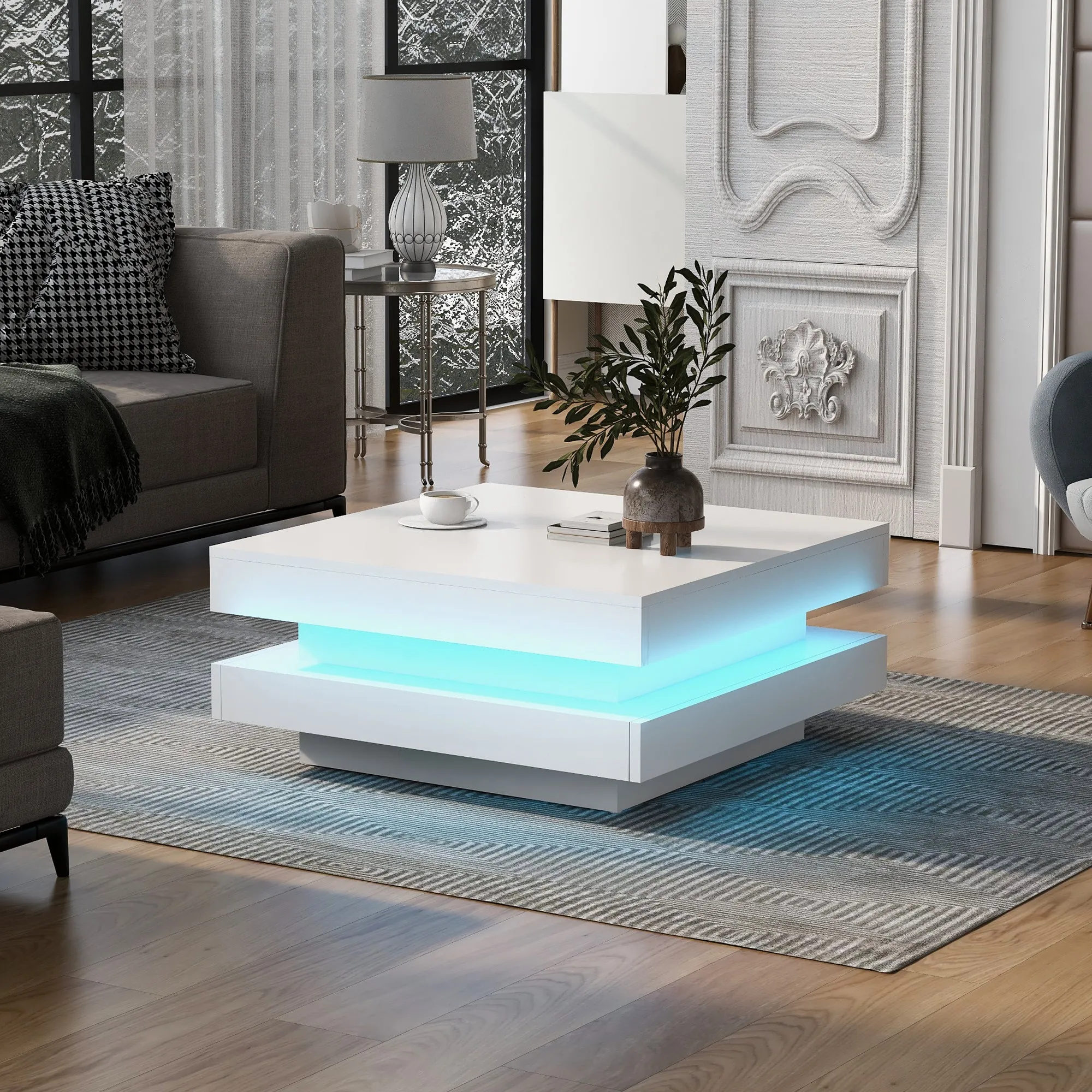 LED Minimalist Coffee Table