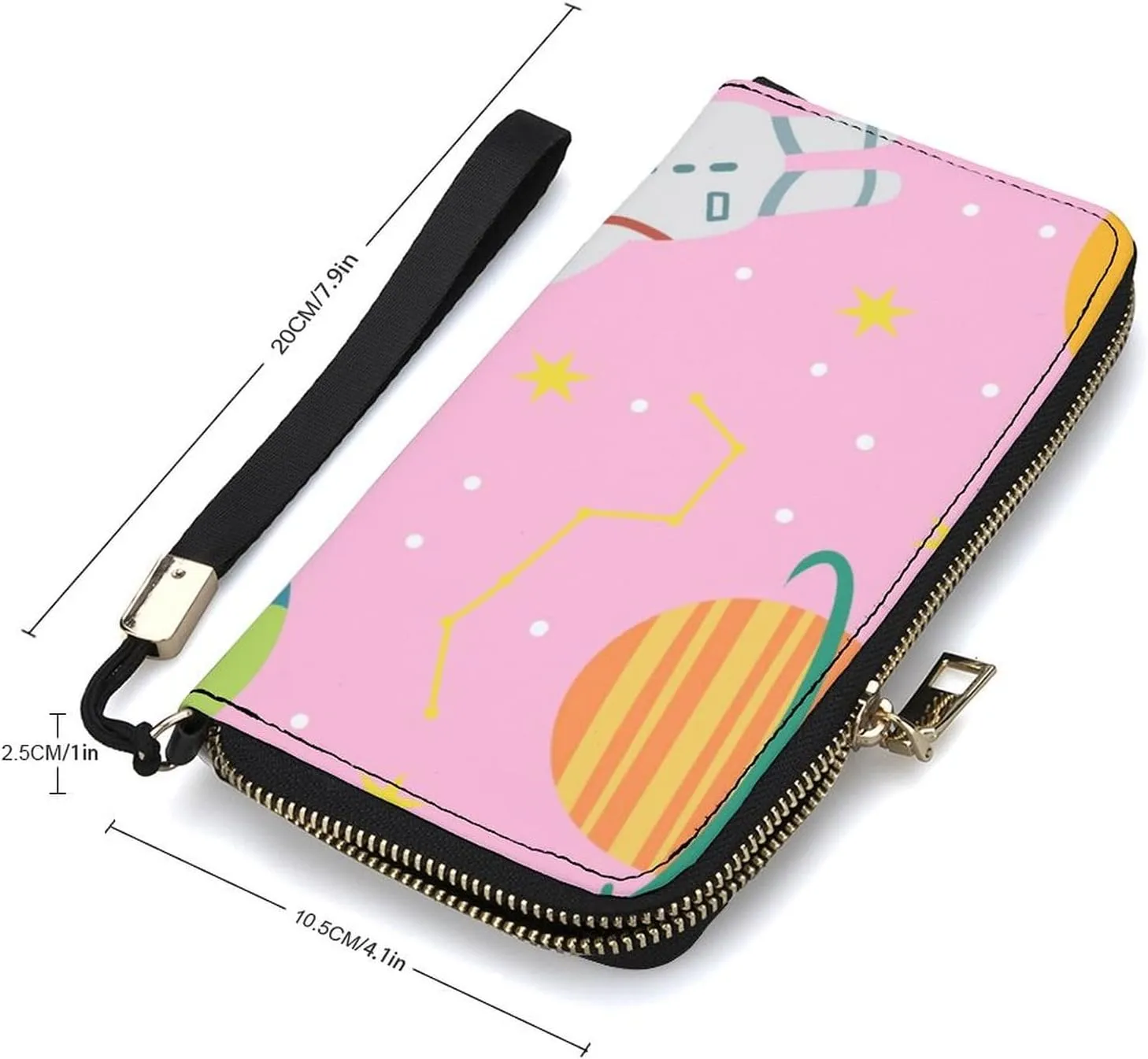 Luxury Long Handbag - PU Leather Large Capacity Clutch Purse with Multiple Card Slots | Elegant Travel Wallet, Party Evening Bag, Gift Box Included (Multiple Colors)