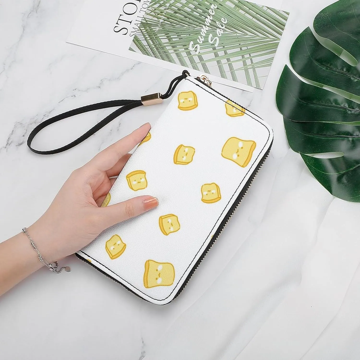 Luxury Long Handbag - PU Leather Large Capacity Clutch Purse with Multiple Card Slots | Elegant Travel Wallet, Party Evening Bag, Gift Box Included (Multiple Colors)