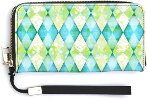 Luxury Long Handbag - PU Leather Large Capacity Clutch Purse with Multiple Card Slots | Elegant Travel Wallet, Party Evening Bag, Gift Box Included (Multiple Colors)