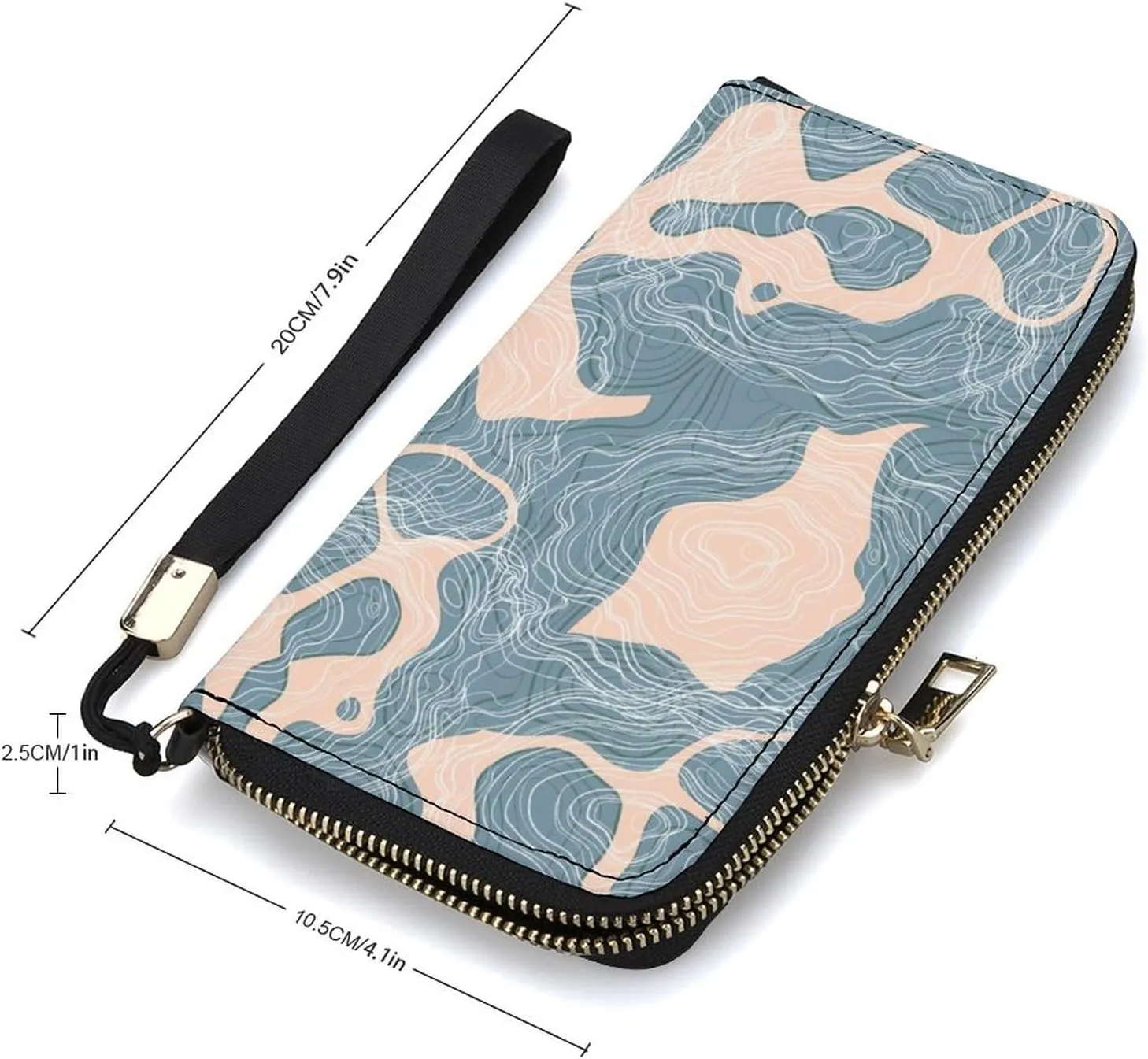 Luxury Long Handbag - PU Leather Large Capacity Clutch Purse with Multiple Card Slots | Elegant Travel Wallet, Party Evening Bag, Gift Box Included (Multiple Colors)