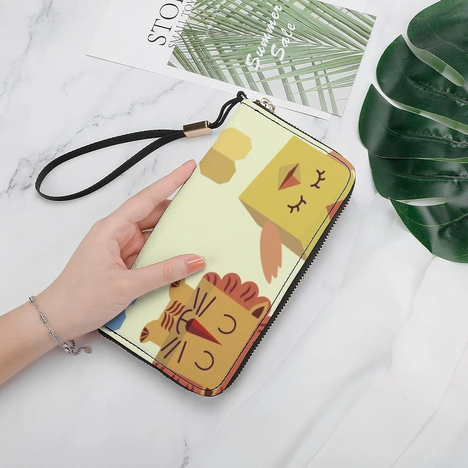Luxury Long Handbag - PU Leather Large Capacity Clutch Purse with Multiple Card Slots | Elegant Travel Wallet, Party Evening Bag, Gift Box Included (Multiple Colors)