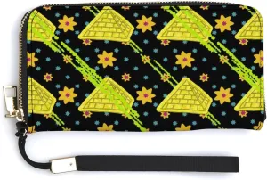 Luxury Long Handbag - PU Leather Large Capacity Clutch Purse with Multiple Card Slots | Elegant Travel Wallet, Party Evening Bag, Gift Box Included (Multiple Colors)