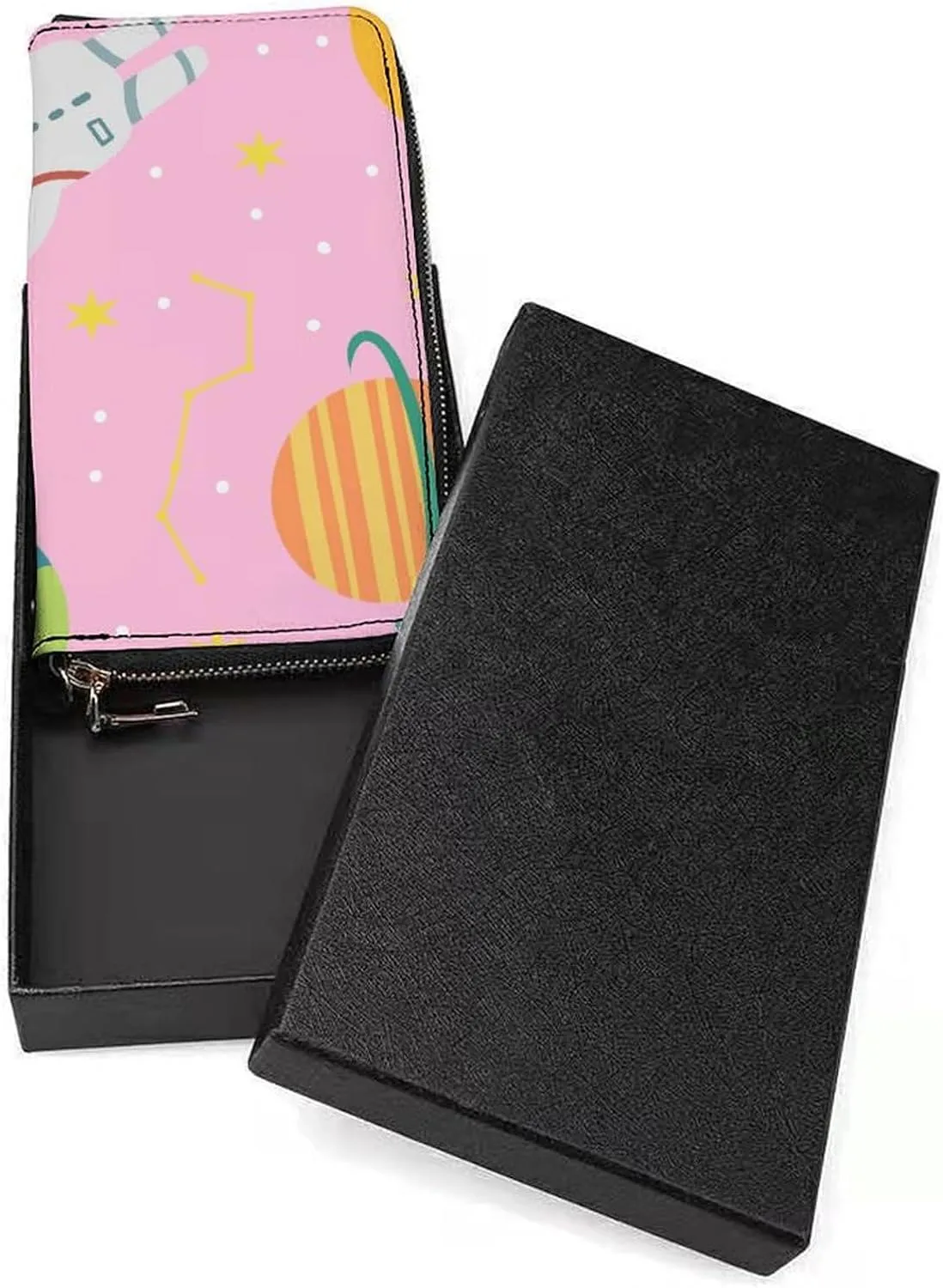 Luxury Long Handbag - PU Leather Large Capacity Clutch Purse with Multiple Card Slots | Elegant Travel Wallet, Party Evening Bag, Gift Box Included (Multiple Colors)