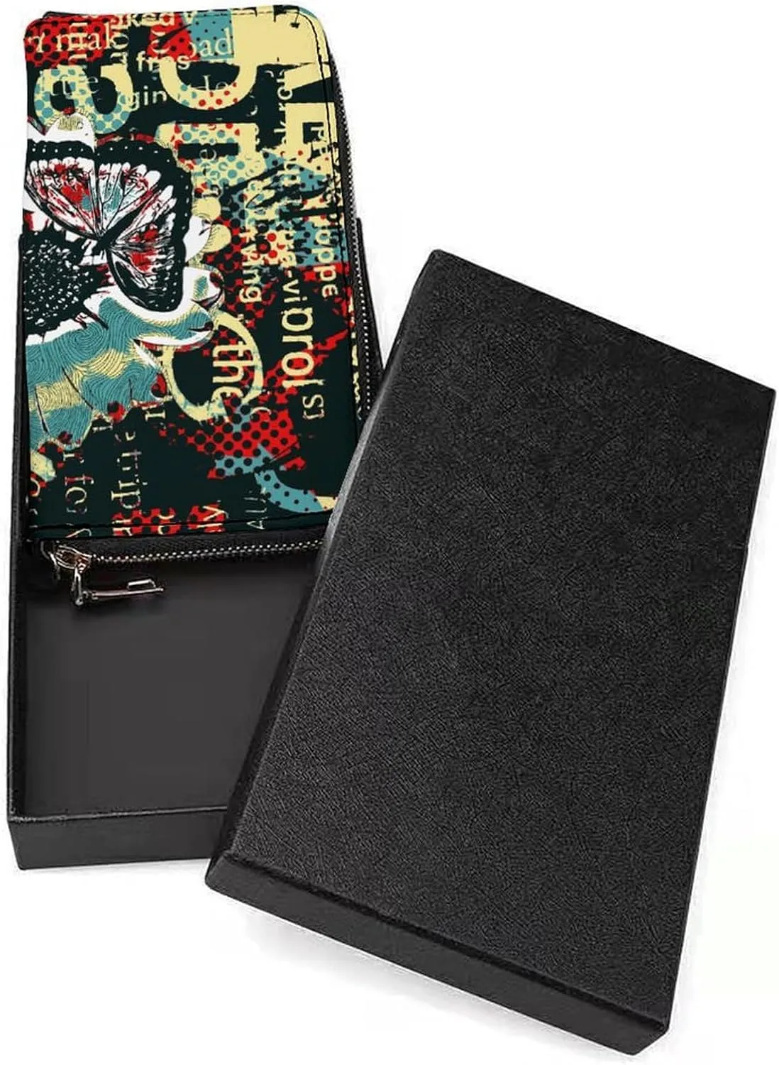Luxury Long Handbag - PU Leather Large Capacity Clutch Purse with Multiple Card Slots | Elegant Travel Wallet, Party Evening Bag, Gift Box Included (Multiple Colors)