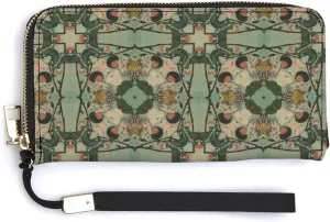 Luxury Long Handbag - PU Leather Large Capacity Clutch Purse with Multiple Card Slots | Elegant Travel Wallet, Party Evening Bag, Gift Box Included (Multiple Colors)