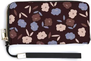 Luxury Long Handbag - PU Leather Large Capacity Clutch Purse with Multiple Card Slots | Elegant Travel Wallet, Party Evening Bag, Gift Box Included (Multiple Colors)