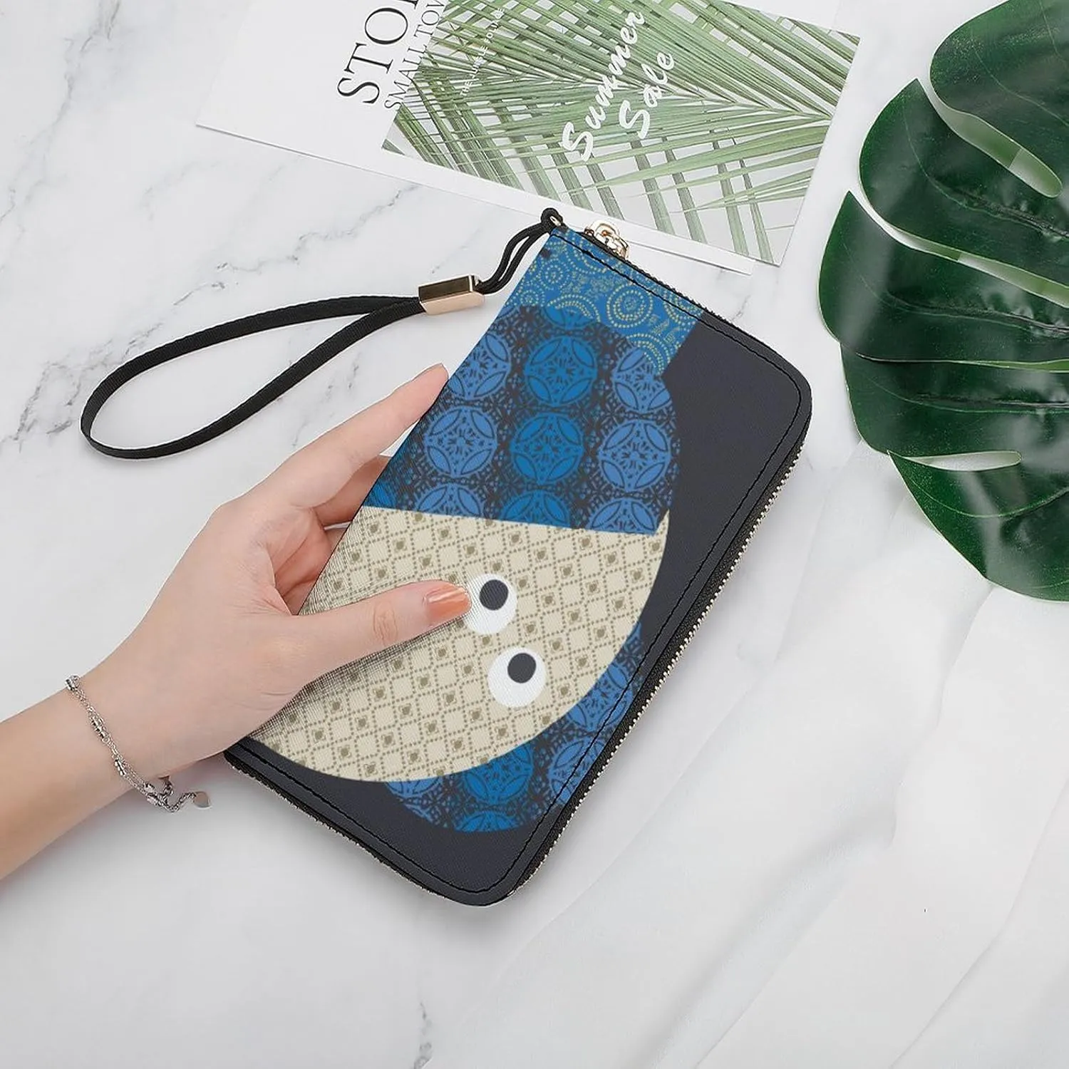 Luxury Long Handbag - PU Leather Large Capacity Clutch Purse with Multiple Card Slots | Elegant Travel Wallet, Party Evening Bag, Gift Box Included (Multiple Colors)
