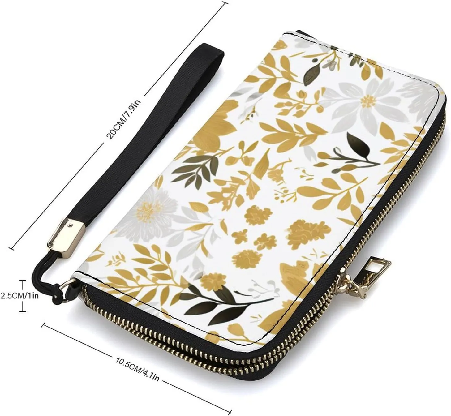Luxury Long Handbag - PU Leather Large Capacity Clutch Purse with Multiple Card Slots | Elegant Travel Wallet, Party Evening Bag, Gift Box Included (Multiple Colors)