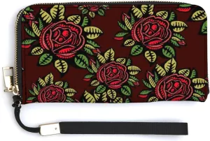 Luxury Long Handbag - PU Leather Large Capacity Clutch Purse with Multiple Card Slots | Elegant Travel Wallet, Party Evening Bag, Gift Box Included (Multiple Colors)