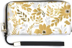 Luxury Long Handbag - PU Leather Large Capacity Clutch Purse with Multiple Card Slots | Elegant Travel Wallet, Party Evening Bag, Gift Box Included (Multiple Colors)