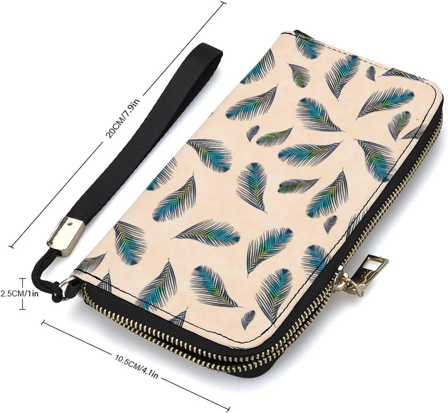 Luxury Long Handbag - PU Leather Large Capacity Clutch Purse with Multiple Card Slots | Elegant Travel Wallet, Party Evening Bag, Gift Box Included (Multiple Colors)