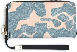 Luxury Long Handbag - PU Leather Large Capacity Clutch Purse with Multiple Card Slots | Elegant Travel Wallet, Party Evening Bag, Gift Box Included (Multiple Colors)