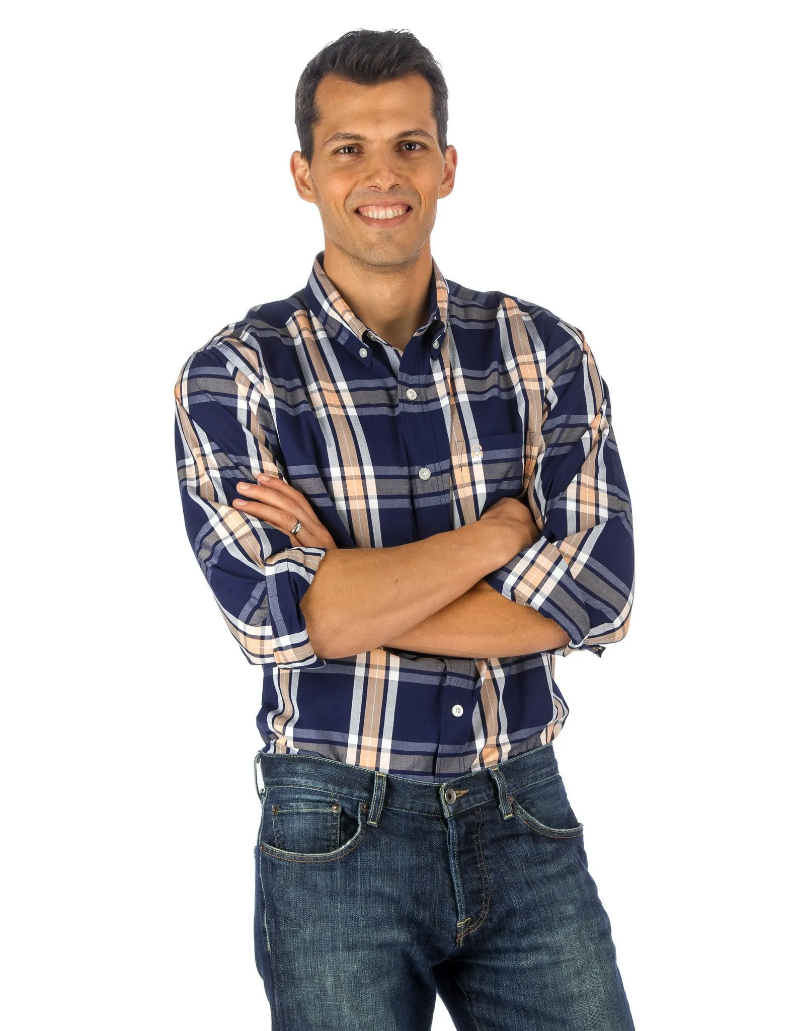 Men's 100% Cotton Casual Shirt - Regular Fit