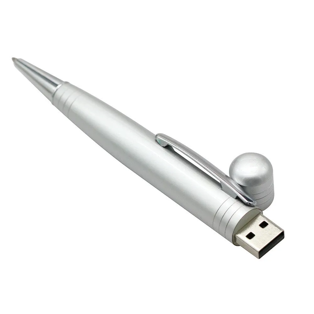 Metal ballpoint pen with USB Memory Card